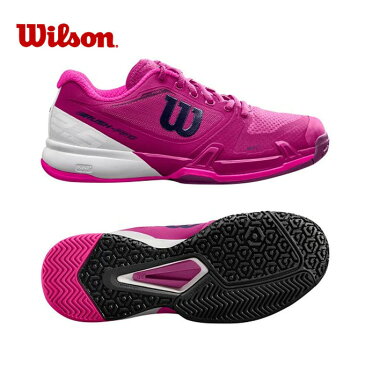 【沖縄県内(離島含)3,240円以上購入で送料無料】ウイルソン Wilson テニスシューズ オムニクレーコート用 レディース RUSH PRO 2.5 OC ラッシュ プロ WRS324340