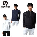 スポーツウェア 長袖 メンズ ハーフジップ保温ロンT VQ441202H53 ビジョンクエスト VISION QUEST(4)