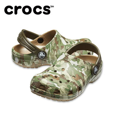 【沖縄県内（離島含）3，240円以上購入で送料無料】クロックス サンダル ジュニア classic graphic clog kids クラシック グラフィック クロッグ キッズ 204816-260 crocs