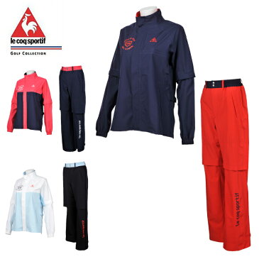 【沖縄県内(離島含)3,300円以上送料無料】ルコック le coq sportif ゴルフ レインウェア上下セット レディース レインスーツ QGWNJH00W