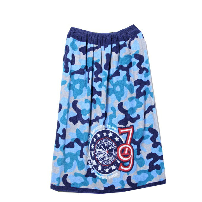 【沖縄県内（離島含）3，300円以上送料無料】ウチダ UCHIDA ラップタオル 80丈巻きタオル 冒険家 105014700