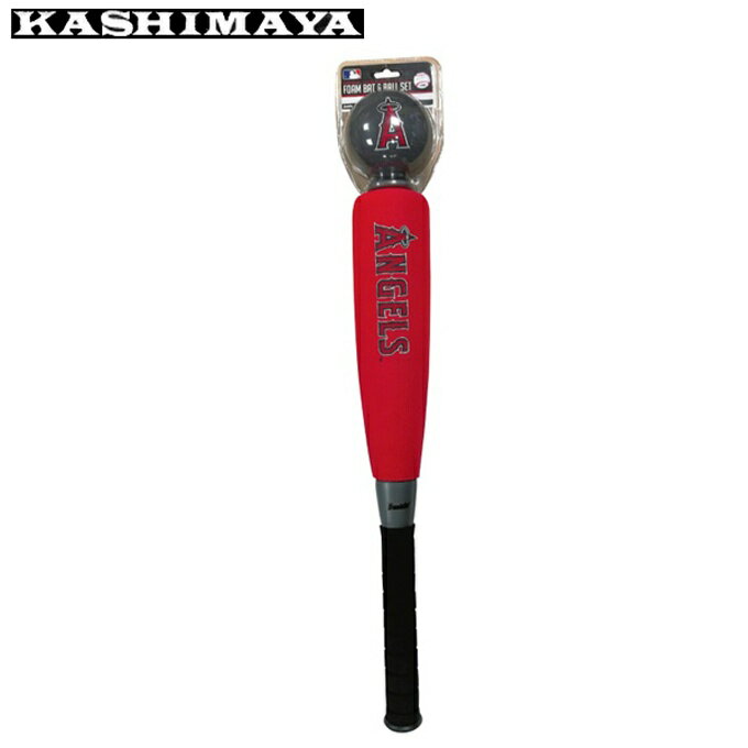 【沖縄県内（離島含）3，300円以上送料無料】カシマヤ おもちゃ MLBフォームバット＋ボール 15120F KASHIMAYA