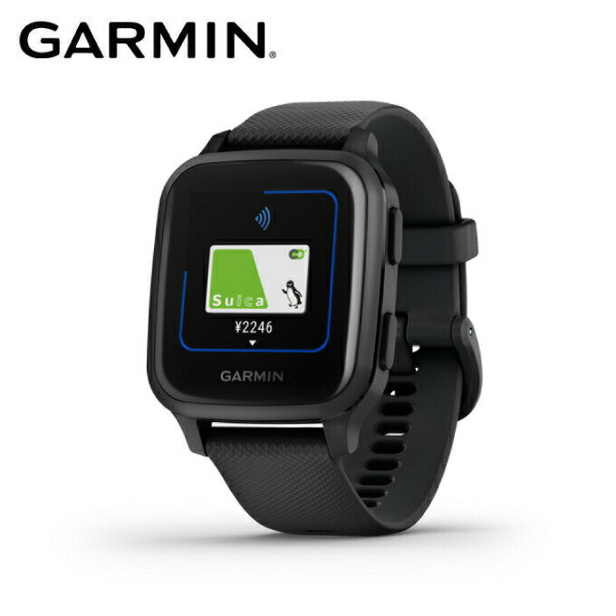 【沖縄県内（離島含）3，300円以上送料無料】ガーミン GARMIN ランニング 腕時計 GPS付 ヴェニュー エスキュー Venu Sq Music Black/Slate 010-02426-70