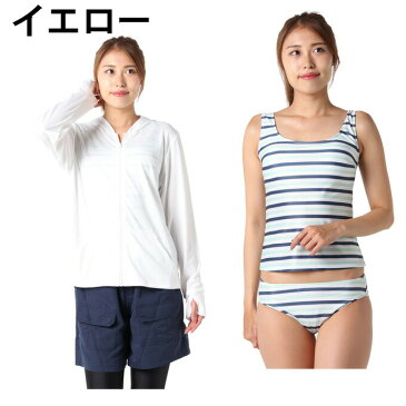 【沖縄県内(離島含)3,300円以上送料無料】ブラックシャーク Blackshark 水着 タンキニ トレンカ付5点セット レディース 99081