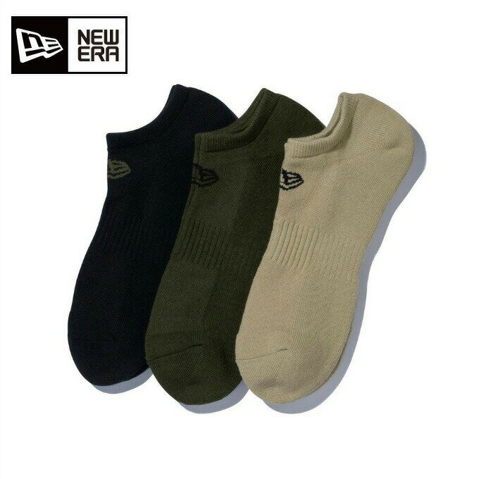 【沖縄県内（離島含）3，300円以上送料無料】ニューエラ NEW ERA ゴルフ ソックス メンズ ソックス ショート 3ペア ミリタリーパック マルチ 12674025