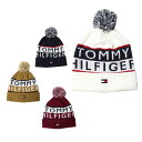 【沖縄県内（離島含）3，300円以上送料無料】トミーヒルフィガーゴルフ TOMMY HILFIGER GOLF ゴルフ キャップ メンズ レディース ポンポン付ビーニー THMB006F