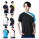 ヨネックス テニスウェア Tシャツ 半袖 メンズ 限定 アシンメトリーTシャツ 胸ロゴ RWHI2201 YONEX
