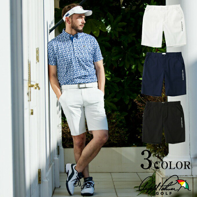アーノルドパーマー arnold palmer ゴルフウェア ショートパンツ メンズ ストレッチ撥水ショートパンツ AP220109L01
