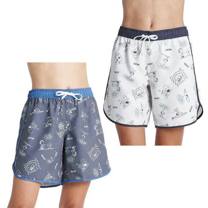 ロキシー ROXY サーフパンツ ミドル レディース VINTAGE PEANUTS ボードショーツ PEANUTS BOARDSHORTS RBS222002