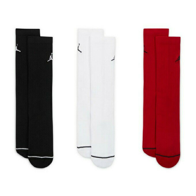 ジョーダン JORDAN バスケットボール パックソックス メンズ レディース JDNエブリデイ クルー3Pソックス DX9632-902