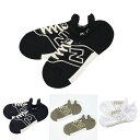 ニューバランス アンクルソックス メンズ レディース スニーカー柄パイルソックス LAS35701 new balance