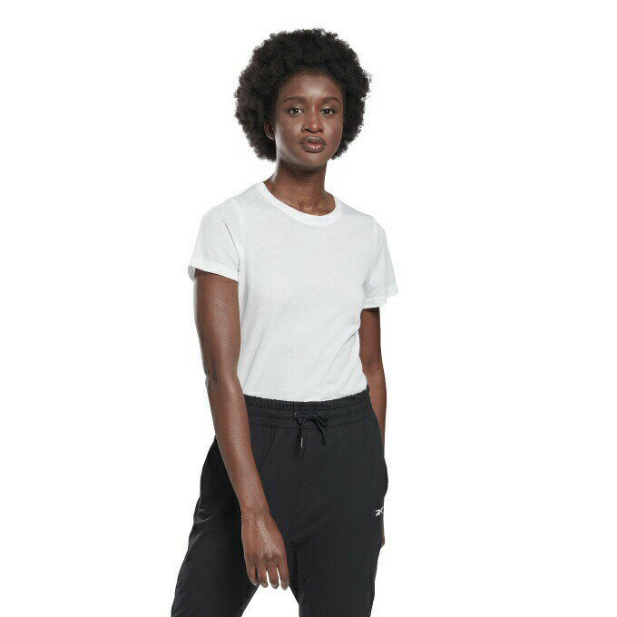 ꡼ܥå Reebok T Ⱦµ ǥ GB åȥ 롼 ٥ T GB Cotton Crew Vector...