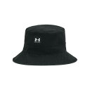 【沖縄県内（離島含）3，300円以上送料無料】アンダーアーマー ハット メンズ UA BRANDED BUCKET HAT 1376704-001 UNDER ARMOUR