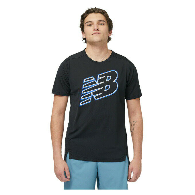 ニューバランス ランニングウェア Tシャツ 半袖 メンズ AccelerateグラフィックショートスリーブTシャツ MT23224 MIB new balance