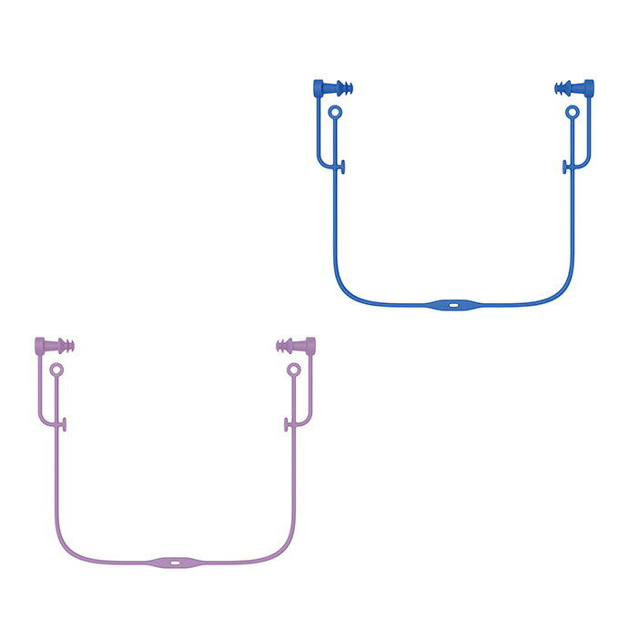 スイミング用の耳せん 肌に優しいシリコーンゴム製の大人用耳せんです。コード付きタイプで紛失防止になります。 コード部分もシリコーン製で、好みに応じてハサミなどでカットすることで3通りの装着方法を選べます。 *中性洗剤で洗えるので繰り返し使用できます。 ■カラー：BL ( ブルー ) 、LAV ( ラベンダー ) ■素材：シリコーン ■原産国：中国 ■対象年齢：大人用 検索ワード：プール 水泳本商品は沖縄県からの発送となります。：発送元：〒905-0012 沖縄県名護市字名護見取川原4472 イオン名護店1階