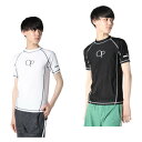 オーシャンパシフィック ラッシュガード 半袖 メンズ S/S 水陸両用 UVカット 日焼け対策 半袖 UPF50+ スイムウェア Tシャツ 紫外線対策 日焼け防止 Ocean Pacific 513482