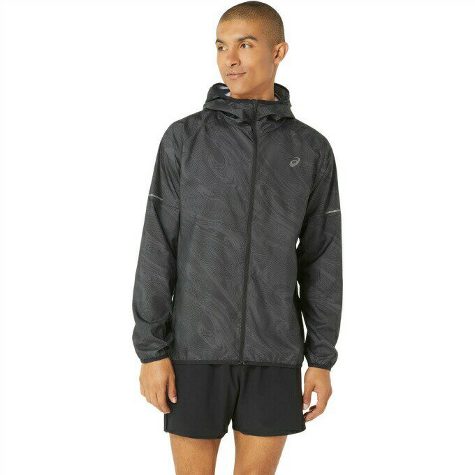【沖縄県内（離島含）3，300円以上送料無料】アシックス ウインドブレーカー ジャケット メンズ パッカブルウーブンJKT 2011C890-001 asics