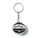 【沖縄県内(離島含)3,300円以上送料無料】スポルディング SPALDING キーホルダー キーチェーン スーパーフライト ブラック×ホワイト 11-009S...