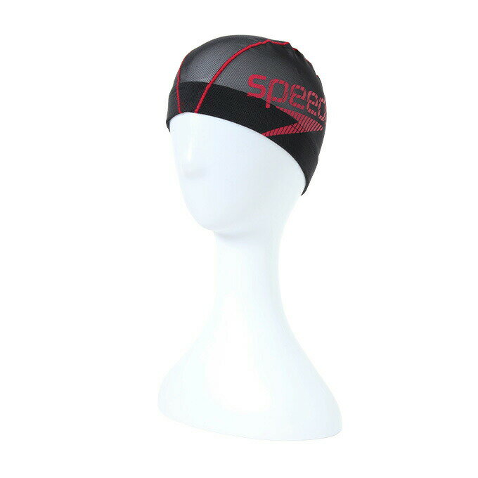 スピード Speedo スイムキャップ メッシュ メンズ レディース Beam Stack Mesh Cap メッシュキャップ ロゴ SE12420-RE