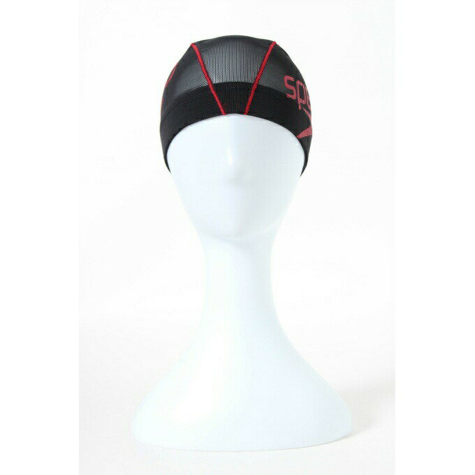 スピード Speedo スイムキャップ メッシュ メンズ レディース Beam Stack Mesh Cap メッシュキャップ ロゴ SE12420-RE 2