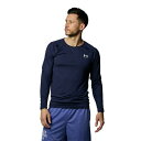 アンダーアーマー アンダーウェア 長袖 メンズ UAヒートギア フィッティド ロングスリーブシャツ 1387940-410 UNDER ARMOUR