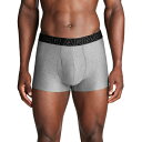 アンダーアーマー ボクサーパンツ メンズ UAパフォーマンステック 3インチ アンダーウェア 3枚セット 1387418-035 UNDER ARMOUR