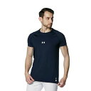 A_[A[}[ 싅 A_[Vc  Y UA Heatgear Comfort Fitted Short Sleeve Crew Shirt 1384732-410 UNDER ARMOUR