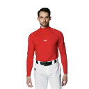 A_[A[}[ 싅 A_[Vc  Y UA Heatgear Comfort Fitted Long Sleeve Mock Shirt 1385291-600 UNDER ARMOUR