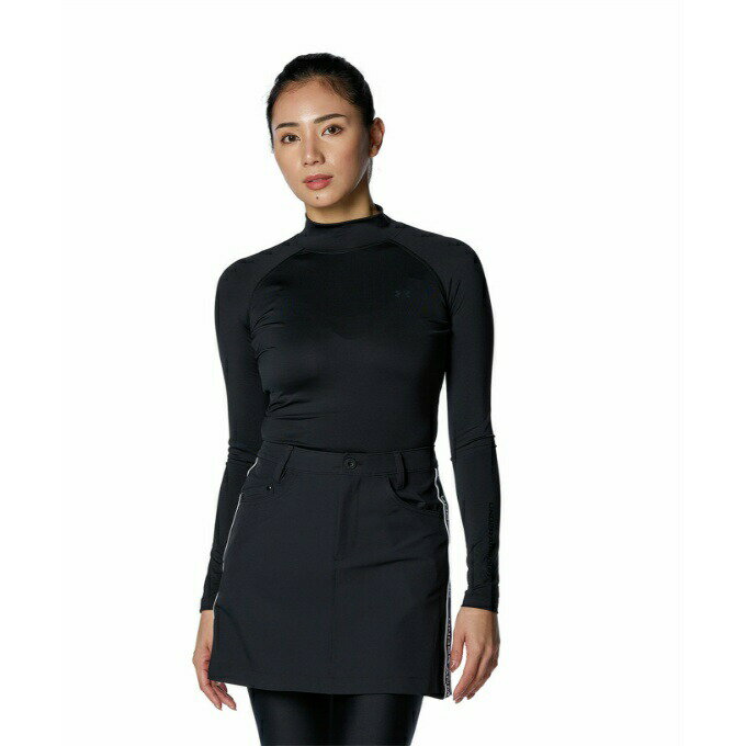 【沖縄県内（離島含）3，300円以上送料無料】アンダーアーマー ゴルフ アンダーウェア 長袖 レディース UA W HG Comp LS Mock 1384843-001 UNDER ARMOUR