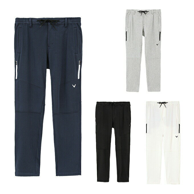 【沖縄県内（離島含）3，300円以上送料無料】キャロウェイ ゴルフウェア ロングパンツ メンズ 裏クールニットツイルジョガーパンツ C24126109 Callaway