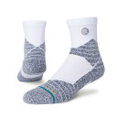 X^X \bNX STANCE SOCKS oXPbg{[ \bNX Y ICON SPORT QTR A459A21SQB#WHT