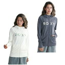 ロキシー ROXY ラッシュガード UVカット 速乾 長袖 レディース 水遊び マリンスポーツ SIMPLY BOTANICAL LOGO PARKA RLY241027 水陸両用 日焼け対策