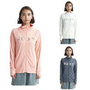 ロキシー ROXY ラッシュガード 長袖 UVカット フード無し 速乾 レディース アウトドア マリンレジャー SIMPLY BOTANICAL LOGO STAND RLY241028フルジップ