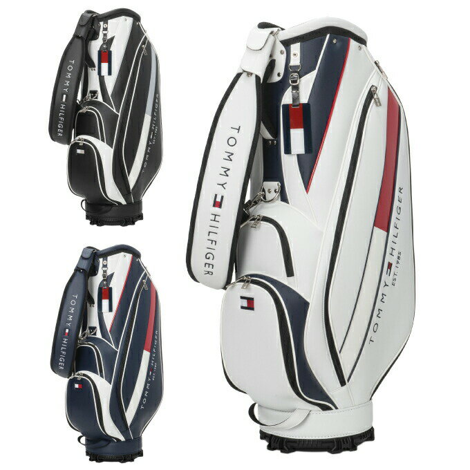 【沖縄県内（離島含）3，300円以上送料無料】トミーヒルフィガーゴルフ TOMMY HILFIGER GOLF キャディバッグ メンズ カートキャディバッグ ベーシック THMG4SC5