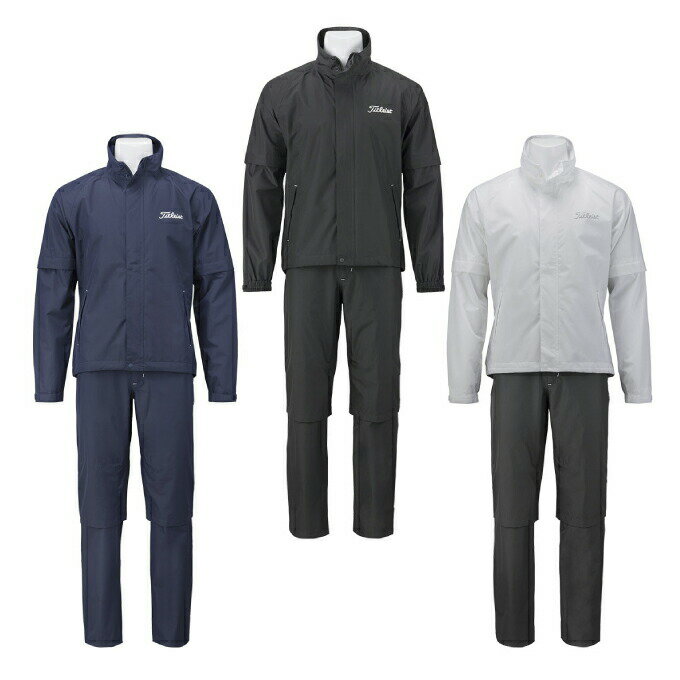 【沖縄県内（離島含）3，300円以上送料無料】タイトリスト Titleist ゴルフ レインウェア上下セット メンズ レインウェア TLPMR980J