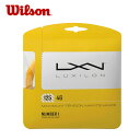 【メール便送料無料】ルキシロン(Luxilon) ポリエステル 4G125 (1.25mm) WRZ997110 ディミトロフ使用モデル 硬式テニス ガット ストリング