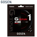 ゴーセン(GOSEN) ポリエステル ジーツアー1 16L (1.25mm) (G-TOUR 1) TSGT11 長尾克己使用モデル 硬式テニス ガット ストリング 【メール便可】 rkt