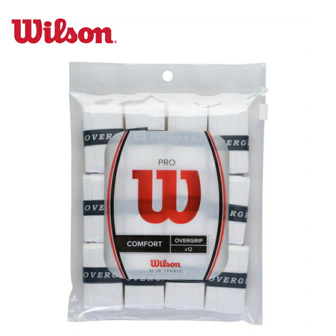 EB\(Wilson) EFbgObv vI[o[Obv 12{ (PRO OVERGRIP 12PK) WRZ4022 WH ѐD\gpf ejX oh~g Obve[v y[։z rkt