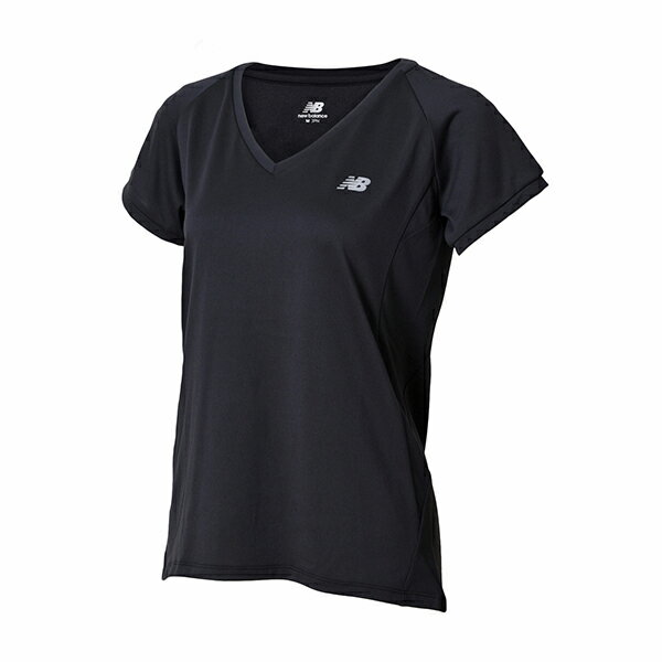 ニューバランス スポーツウェア 半袖Tシャツ レディース R360 グラフィック ショートスリーブTシャツ JWTR8110 BK new balance rkt