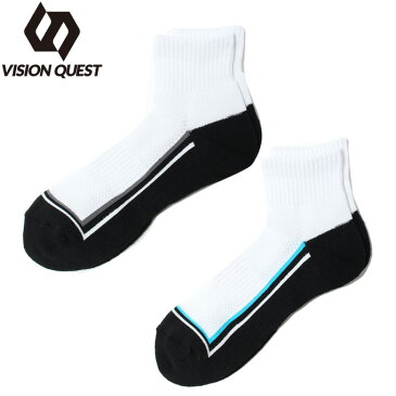 【期間限定 500円OFFクーポン発行中】ビジョンクエスト(VISION QUEST) メンズ 指先Y立体ショートソックス VQ530413I16 テニス バドミントン 卓球 靴下