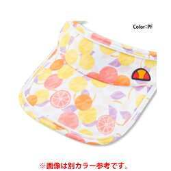 エレッセ(ellesse) レディース ゲームバイザーP (Game VisorP) EAC1900L-NC テニス サンバイザー UPF50+