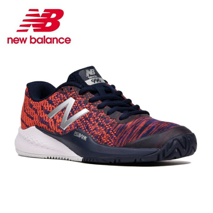 ニューバランス(new balance) ウィメンズ WCH996V3 2E AC WCH996Y3 ネイビー/オレンジ 2019年モデル テニスシューズ レディース オールコート