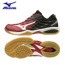 ミズノ(Mizuno) ウエーブクロー (WAVE CLAW) 71GA191062 レッド×ホワイト×ブラック 2019年モデル バドミントンシューズ メンズ レディース