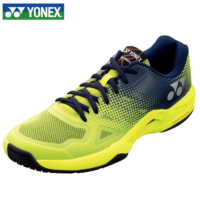 【期間限定クーポン発行中】【7%OFF対象】 ヨネックス(YONEX) パワークッションエアラスダッシュ2 GC (POWER CUSHION AERUSDASH 2) SHTAD2GC-319 ライム/ネイビー 2019年モデル テニスシューズ メンズ レディース オムニクレー