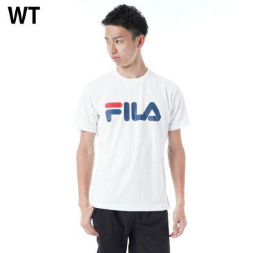 【500円OFF 期間限定クーポン発行中】フィラ FILA 定番ビッグロゴTシャツ 半袖シャツ 丸首 419-358 BK NV WT ブラック ネイビー ホワイト 黒 紺 白 メンズ ユニセックス トレーニング カジュアル 水陸両用 rkt