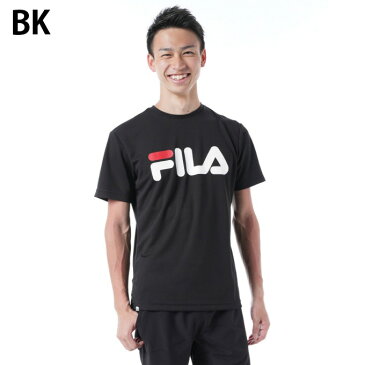 【500円OFF 期間限定クーポン発行中】フィラ FILA 定番ビッグロゴTシャツ 半袖シャツ 丸首 419-358 BK NV WT ブラック ネイビー ホワイト 黒 紺 白 メンズ ユニセックス トレーニング カジュアル 水陸両用 rkt