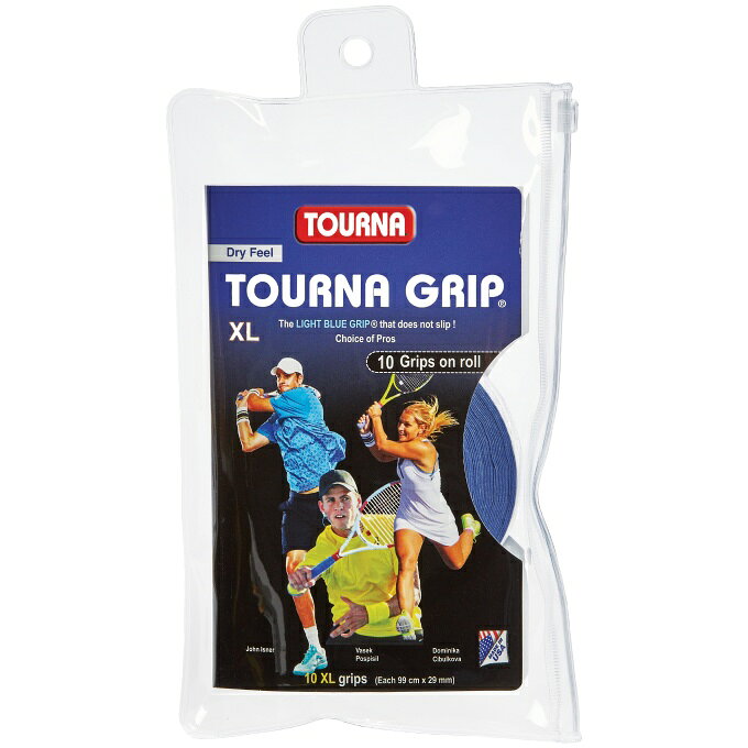 ATP、WTAのトッププロが愛用する世界標準のサラサラのドライロングタイプグリップ ■カラー：BL ( ブルー ) ■サイズ：99cm×29mm×10本 ■特長： ・ドライ ・ロングタイプ 検索ワード：ドライタイプ オーバーグリップ テニス ソフトテニス バドミントン グリップ テニスグリップ バドクリップ