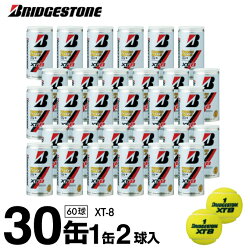 ブリヂストン(BRIDGESTONE) XT8 2球×30缶 (XT-8) BBA2XT 硬式テニスボール ITF JTA 公認球