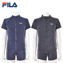 【最大10%OFFクーポン発行中!5/1 0:00〜5/5 23:59】 フィラ FILA ラッシュガード スクール水着 半袖 ジュニア フルジップ半袖ラッシュ...