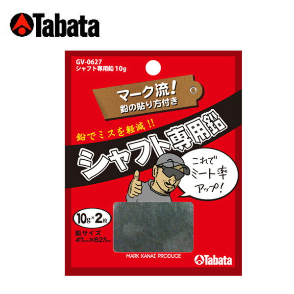 タバタ TABATA ゴルフアクセサリ シャフト専用鉛10g GV-0627